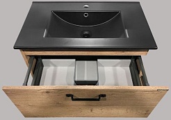 Comforty Мебель для ванной Бредфорд 75 дуб темный – фотография-9